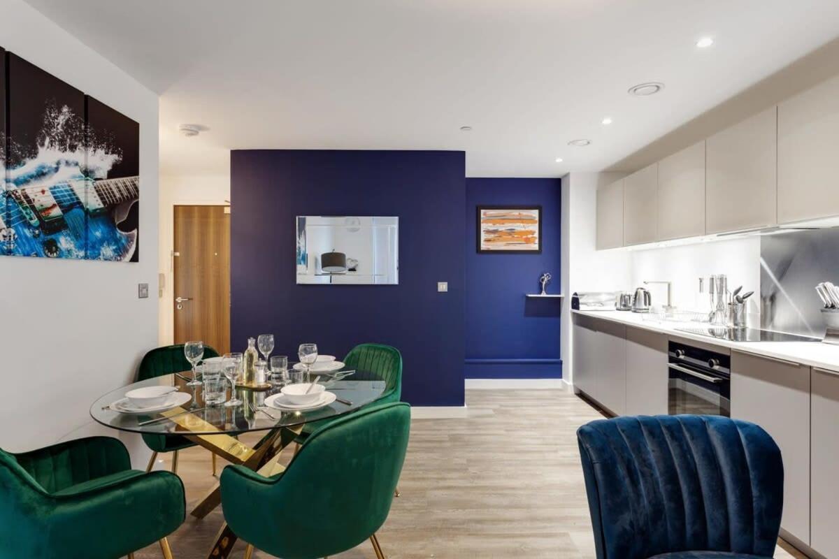 Stunning Modern 1Br Flat In Central Birmingham Dış mekan fotoğraf